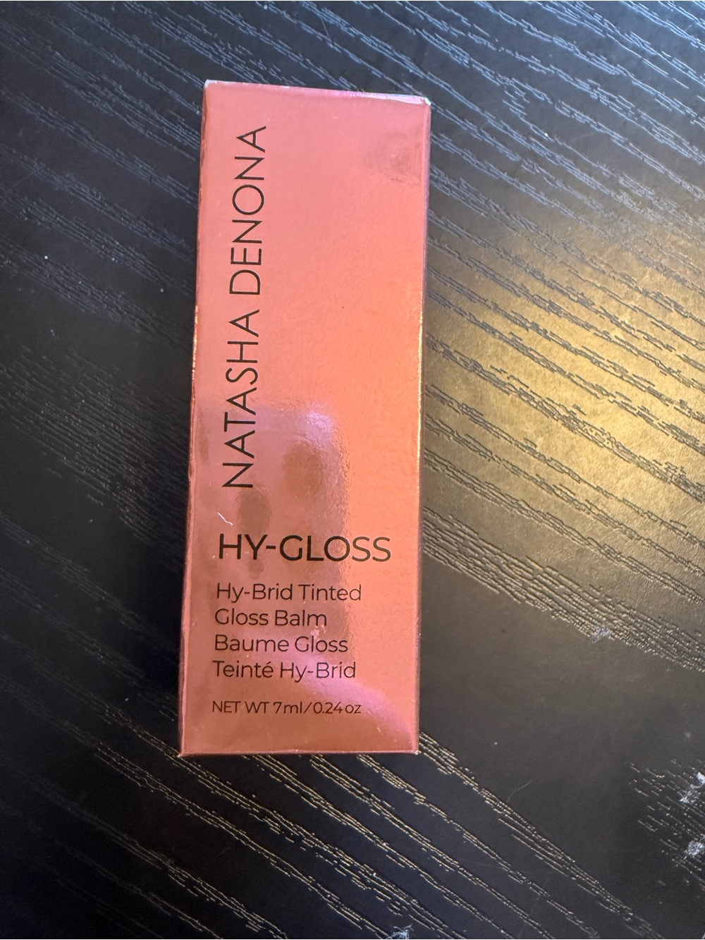 Natasha Denona Hy-Gloss Tinted Gloss Balm - Coral Pink Packaging